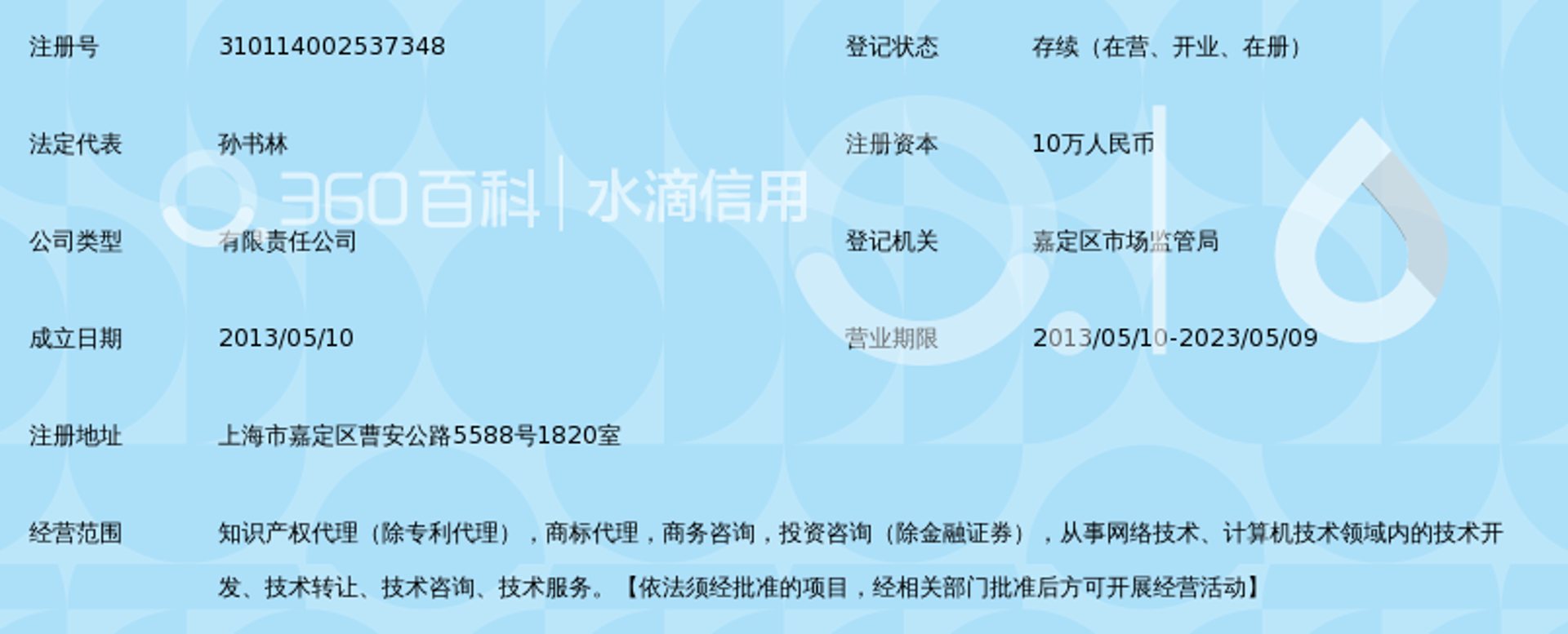畅科知识产权代理